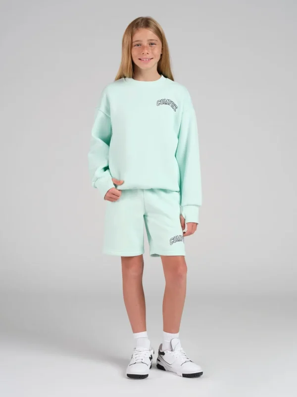 Kids' Logo Shorts - Hibiscus Red