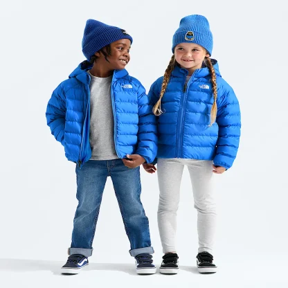 Kids' Reversible Hooded Jacket - Black/Gray