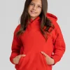 Kids Travel Hoodie - Crimson
