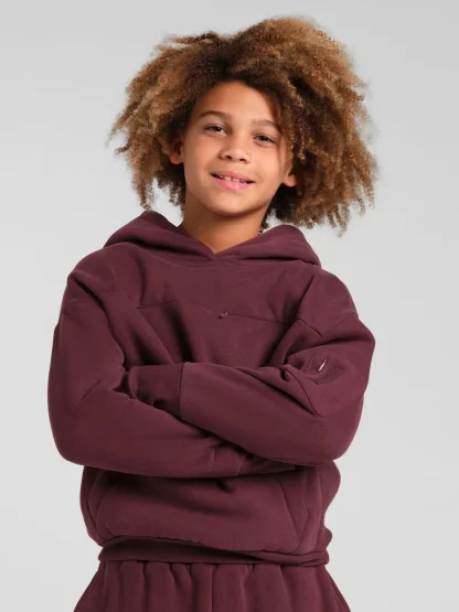 Kids Travel Hoodie - Crimson