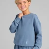 Kids' Waffle-Knit Long-Sleeve Top - Harbor