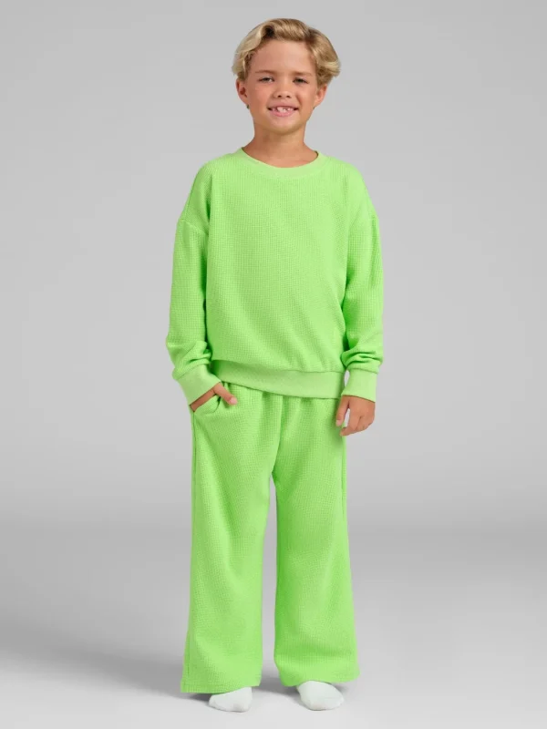 Kids' Waffle-Knit Lounge Pants - Harbor
