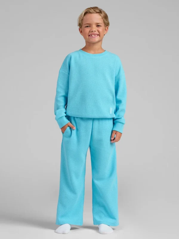 Kids' Waffle-Knit Lounge Pants - Harbor