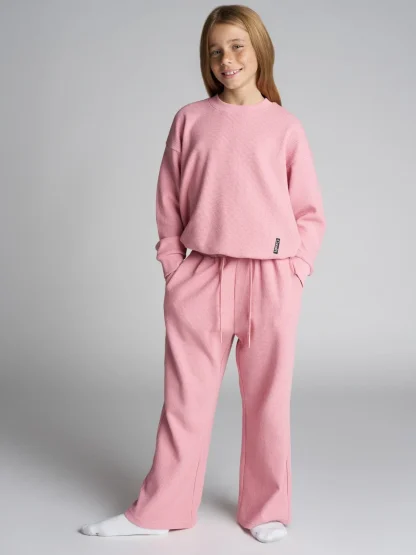 Kids' Waffle-Knit Lounge Pants - Harbor