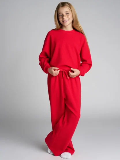 Kids' Waffle-Knit Lounge Pants - Harbor