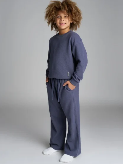 Kids' Waffle-Knit Lounge Pants - Harbor