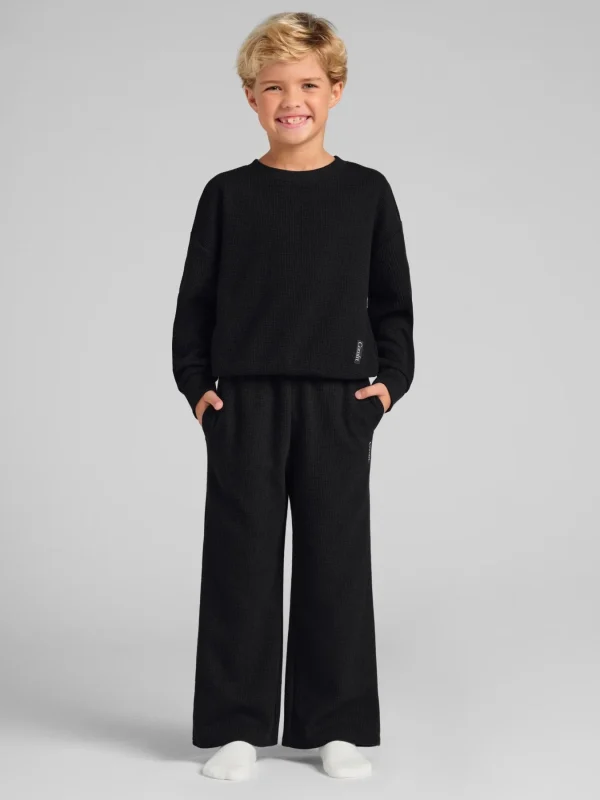 Kids' Waffle-Knit Lounge Pants - Harbor