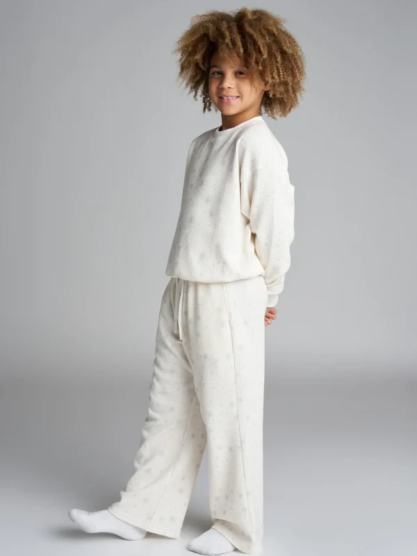 Kids' Waffle-Knit Lounge Pants - Harbor