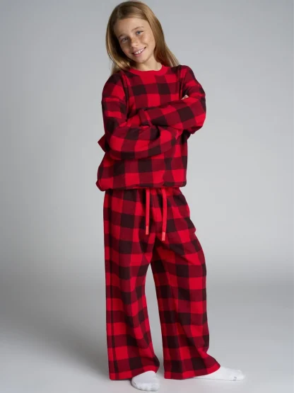Kids' Waffle-Knit Lounge Pants - Harbor
