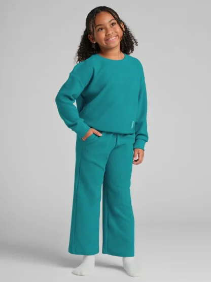 Kids' Waffle-Knit Lounge Pants - Harbor