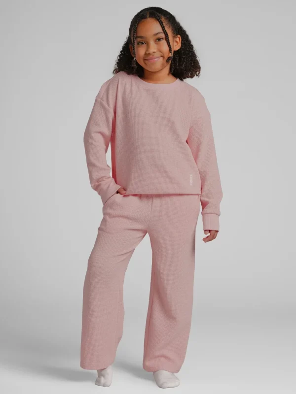 Kids' Waffle-Knit Lounge Pants - Harbor