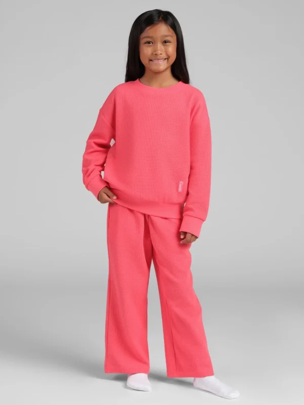 Kids' Waffle-Knit Lounge Pants - Harbor