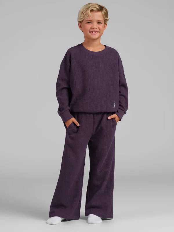Kids' Waffle-Knit Lounge Pants - Harbor
