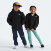 Kids' Warm Waterproof Rain Jacket - Black