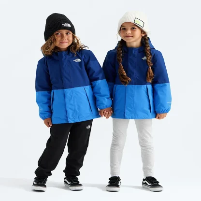 Kids' Warm Waterproof Rain Jacket - Black