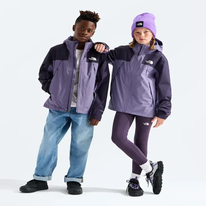 Kids' Waterproof Layered Jacket - Black