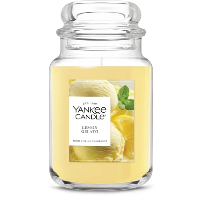 Large Citrus Scented Jar Candle