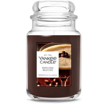 Large Coffee Scented Jar Candle
