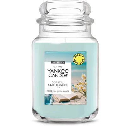 Large Floral Scented Jar Candle