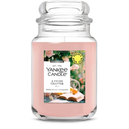 Large Fresh Scented Jar Candle