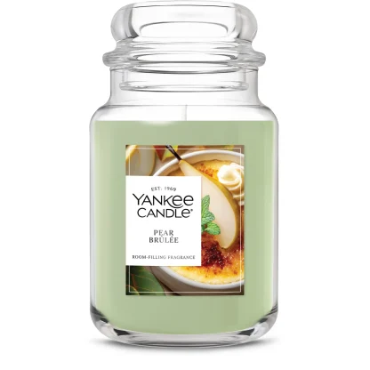 Large Jar Scented Candle - Pear Dessert