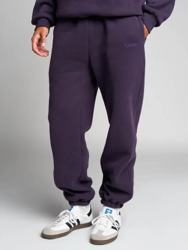 Leopard Print Jogger Sweatpants - Blush