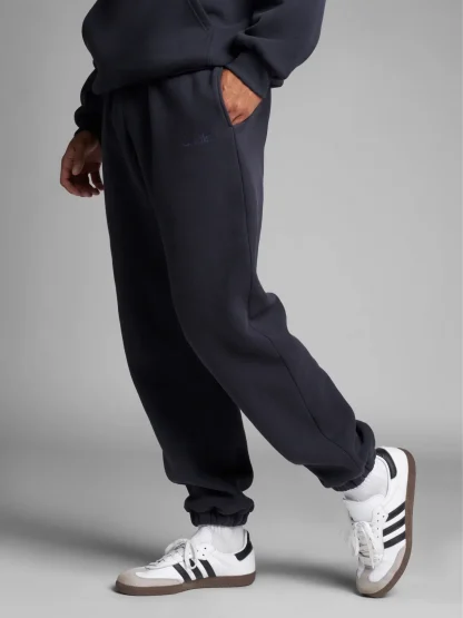 Leopard Print Jogger Sweatpants - Blush