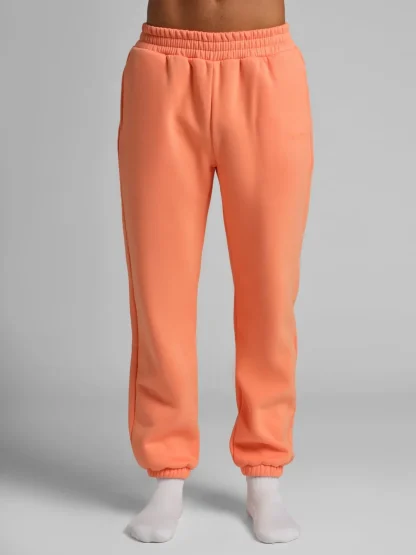 Leopard Print Jogger Sweatpants - Blush