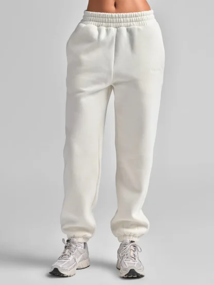 Leopard Print Jogger Sweatpants - Blush