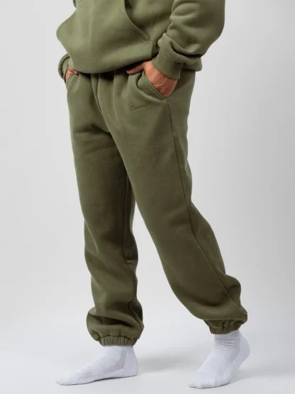 Leopard Print Jogger Sweatpants - Blush