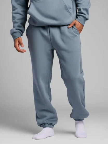Leopard Print Jogger Sweatpants - Blush