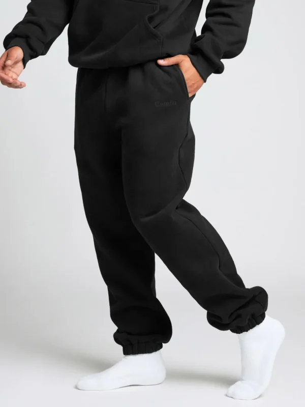 Leopard Print Jogger Sweatpants - Blush