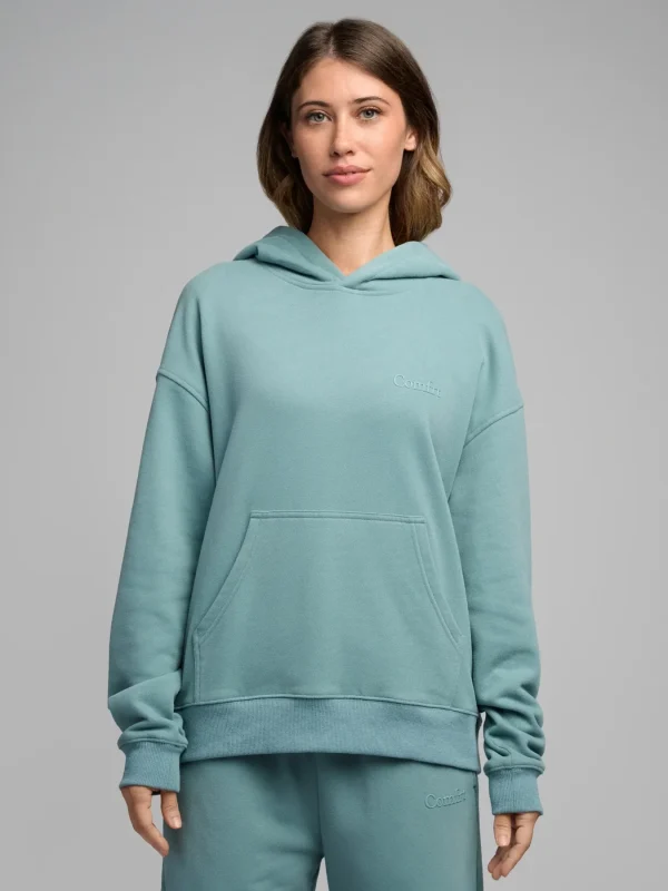 Lightweight Cropped Hoodie - Powder Pink