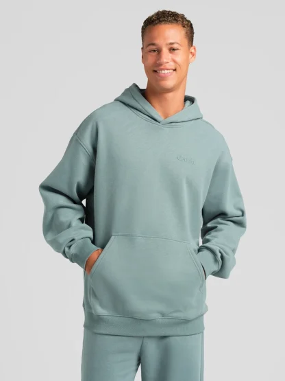 Lightweight Oversized Pullover Hoodie - Iris