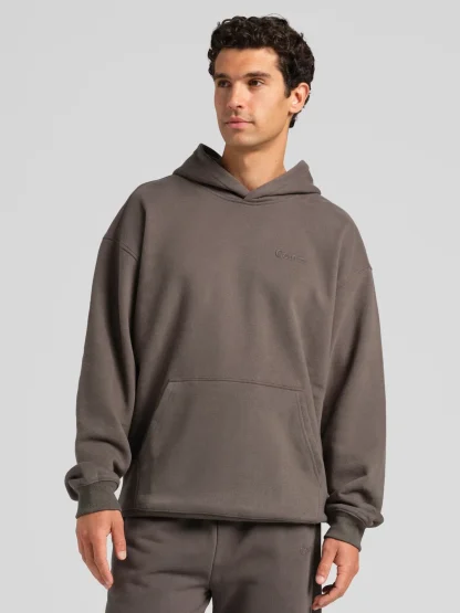 Lightweight Oversized Pullover Hoodie - Iris