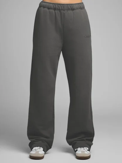 Lightweight Straight-Leg Sweatpants - Steel Grey