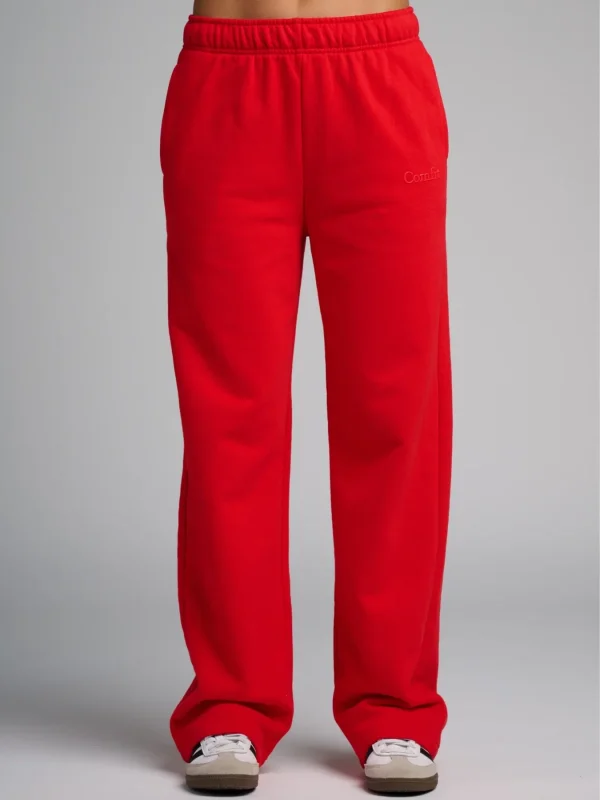 Lightweight Straight-Leg Sweatpants - Steel Grey