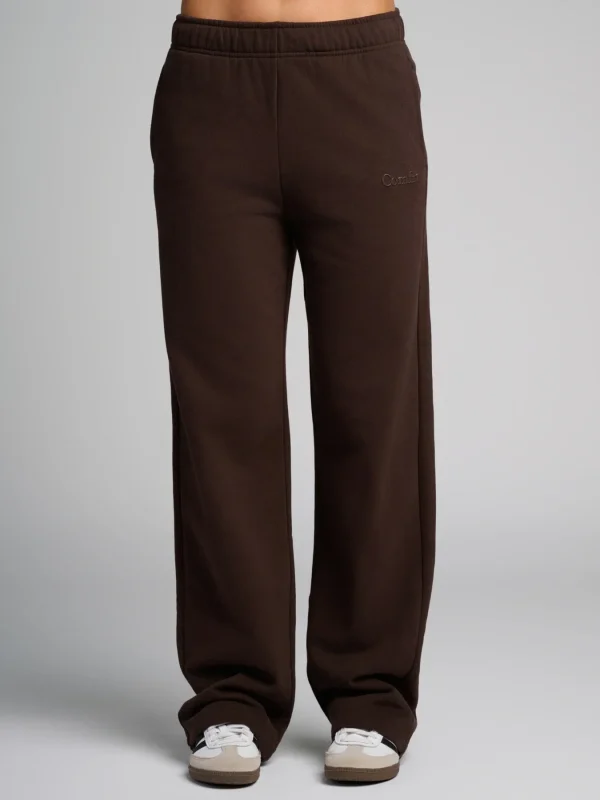 Lightweight Straight-Leg Sweatpants - Steel Grey
