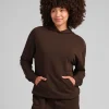 Lightweight Terry Pullover Hoodie - Espresso