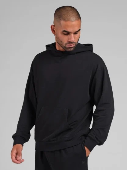 Lightweight Terry Pullover Hoodie - Espresso