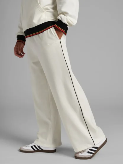 Lightweight Wide Leg Sweatpants - Blue