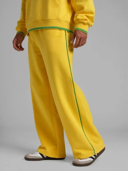 Lightweight Wide Leg Sweatpants - Blue