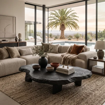 Live Edge Coffee Table For Statement Luxury Home