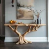 Live Edge Console Table Unique Handcraft
