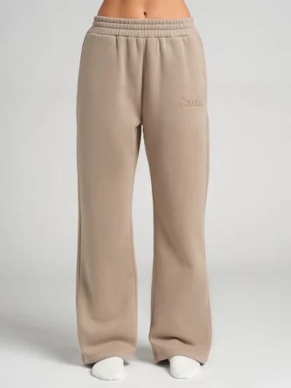 Long Inseam Straight-Leg Sweatpants - Blackberry