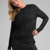Long-Sleeve Lounge T-Shirt - Black