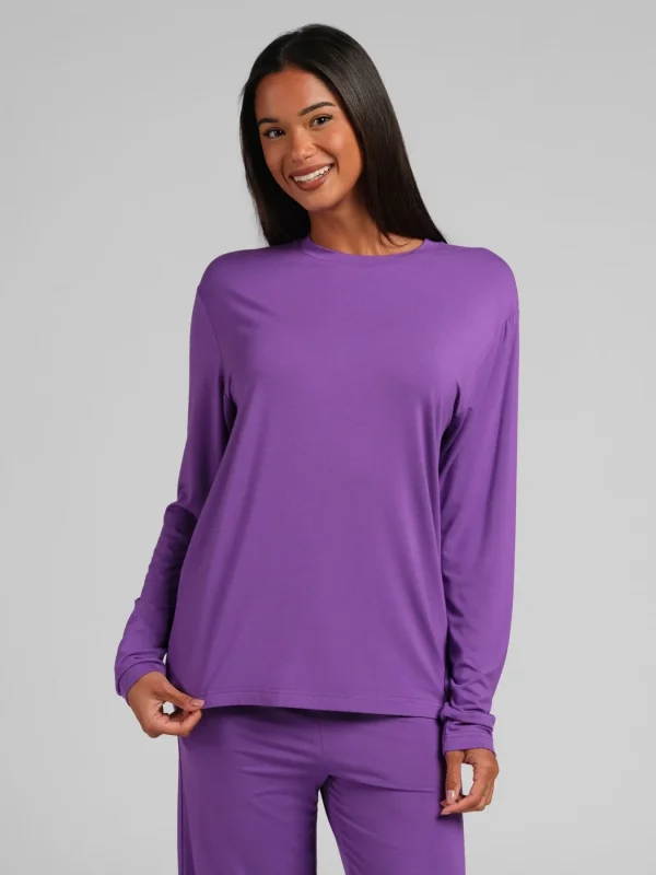 Long-Sleeve Lounge T-Shirt - Black