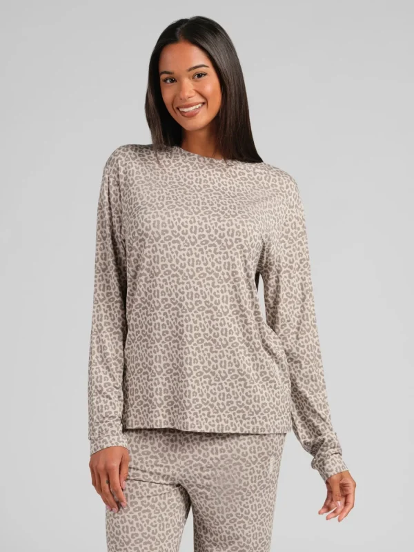Long-Sleeve Lounge T-Shirt - Black