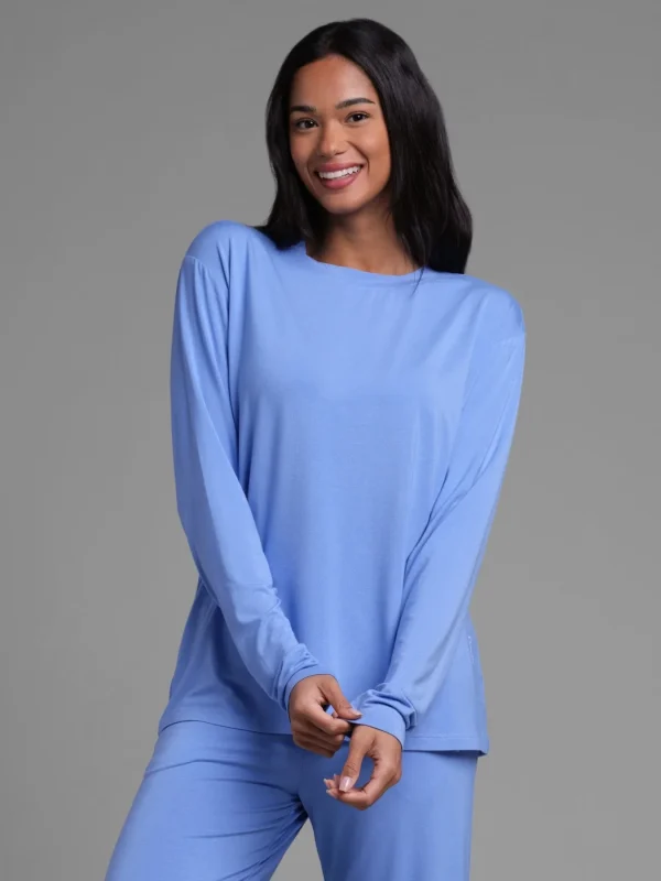 Long-Sleeve Lounge T-Shirt - Black
