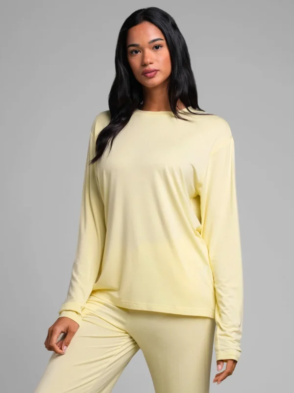 Long-Sleeve Lounge T-Shirt - Black
